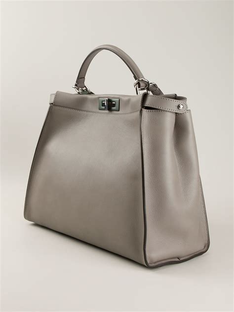 fendi bag big size|fendi large peekaboo tote.